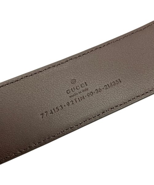 GUCCI（グッチ）GUCCI (グッチ) インターロッキングG バックル付き ベルト サイズ:90cmの古着・服飾アイテム
