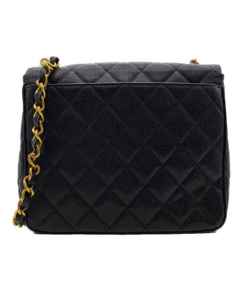 CHANEL（シャネル）CHANEL (シャネル) マトラッセ25 スクエア ショルダーバッグ ブラック サイズ:25の古着・服飾アイテム