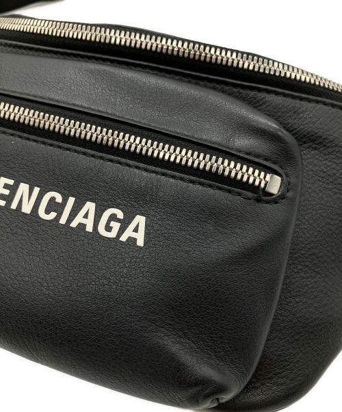 BALENCIAGA（バレンシアガ）BALENCIAGA (バレンシアガ) エブリデイ ウエストバッグ ブラックの古着・服飾アイテム