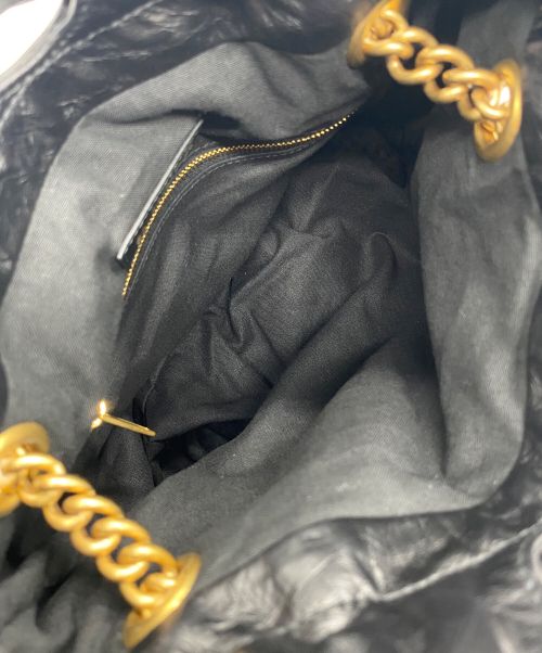 BALENCIAGA（バレンシアガ）BALENCIAGA (バレンシアガ) Crush S トートバッグ ブラックの古着・服飾アイテム