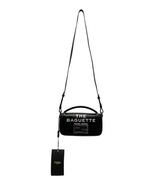 FENDI（フェンディ）FENDI (フェンディ) MARC JACOBS (マークジェイコブス) マイクロバケットショルダーポーチ ブラックの古着・服飾アイテム