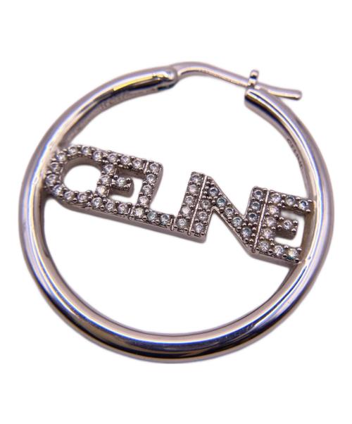 CELINE（セリーヌ）CELINE (セリーヌ) モノクロームフープピアスの古着・服飾アイテム