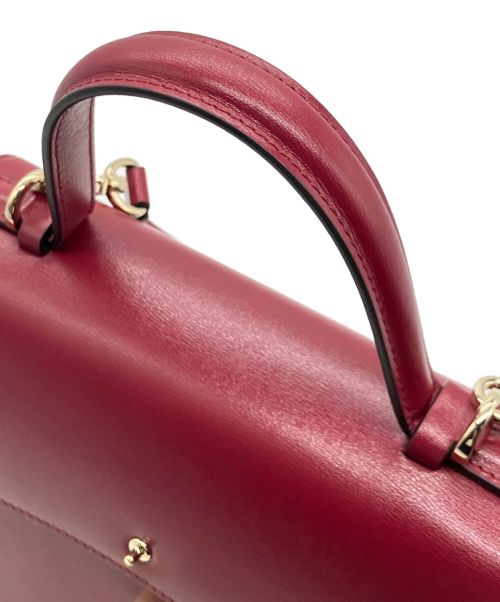 Cartier（カルティエ）Cartier (カルティエ) パンテール ドゥ カルティエ トップハンドルバッグ スモール チェリーレッドの古着・服飾アイテム