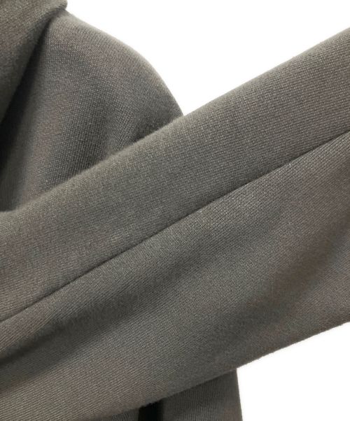 HERMES（エルメス）HERMES (エルメス) レザー切り替えジップパーカー オリーブ サイズ:Mの古着・服飾アイテム
