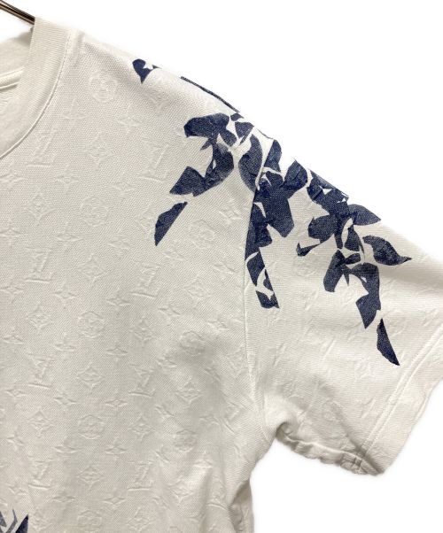 LOUIS VUITTON（ルイ ヴィトン）LOUIS VUITTON (ルイ ヴィトン) モノグラムコットンピケTシャツ ホワイト サイズ:Mの古着・服飾アイテム