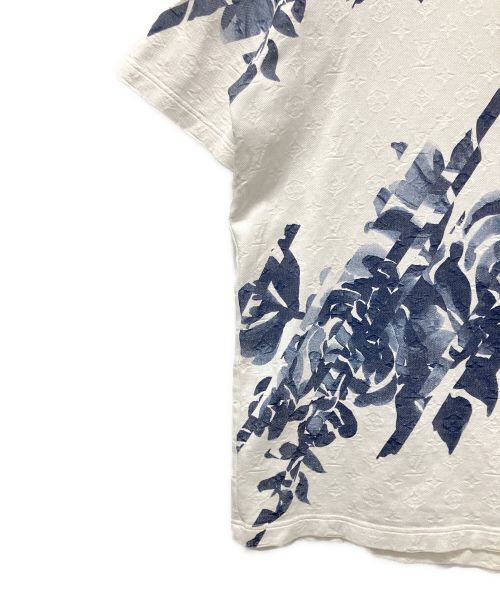 LOUIS VUITTON（ルイ ヴィトン）LOUIS VUITTON (ルイ ヴィトン) モノグラムコットンピケTシャツ ホワイト サイズ:Mの古着・服飾アイテム
