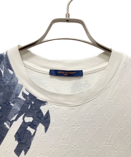 LOUIS VUITTON（ルイ ヴィトン）LOUIS VUITTON (ルイ ヴィトン) モノグラムコットンピケTシャツ ホワイト サイズ:Mの古着・服飾アイテム