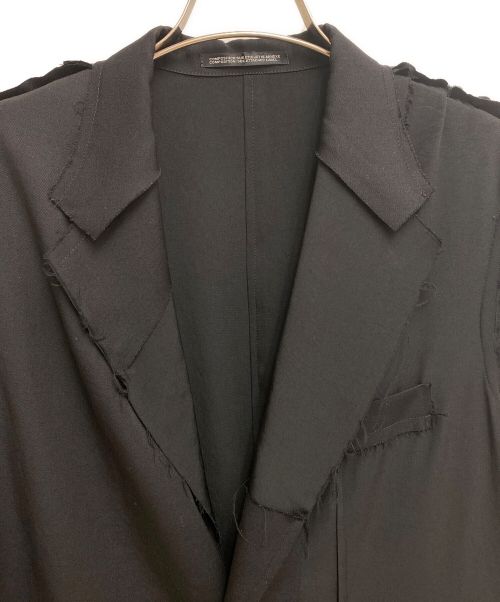 B Yohji Yamamoto（ビーヨウジヤマモト）B Yohji Yamamoto (ビーヨウジヤマモト) 20SS FLAKEジャケット ブラック サイズ:1の古着・服飾アイテム