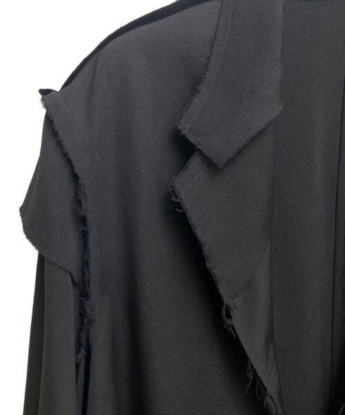 B Yohji Yamamoto（ビーヨウジヤマモト）B Yohji Yamamoto (ビーヨウジヤマモト) 20SS FLAKEジャケット ブラック サイズ:1の古着・服飾アイテム