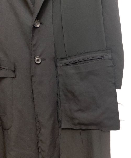 B Yohji Yamamoto（ビーヨウジヤマモト）B Yohji Yamamoto (ビーヨウジヤマモト) 20SS FLAKEジャケット ブラック サイズ:1の古着・服飾アイテム