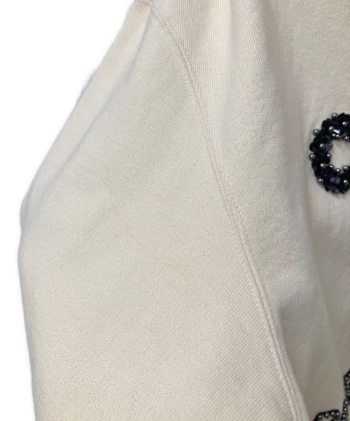 CHANEL（シャネル）CHANEL (シャネル) RUE CAMBON カメリアスウェット ベージュ サイズ:Lの古着・服飾アイテム