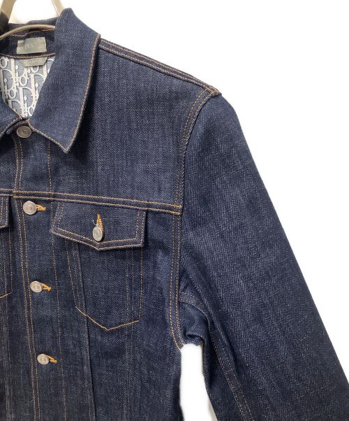 DIOR HOMME（ディオール オム）DIOR HOMME (ディオール オム) オブリークコットンデニムジャケット インディゴ サイズ:46の古着・服飾アイテム