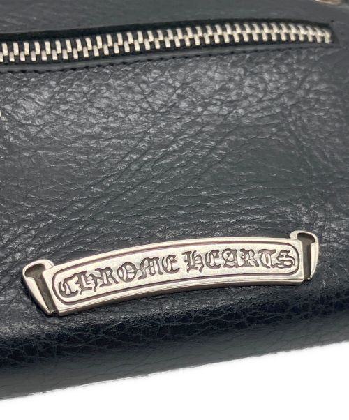 CHROME HEARTS（クロムハーツ）CHROME HEARTS (クロムハーツ) ミニウェーブウォレット ブラックの古着・服飾アイテム
