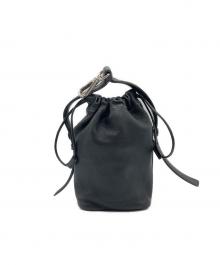 JIL SANDER（ジルサンダー）の古着「レザーハンドルポーチ」｜ブラック
