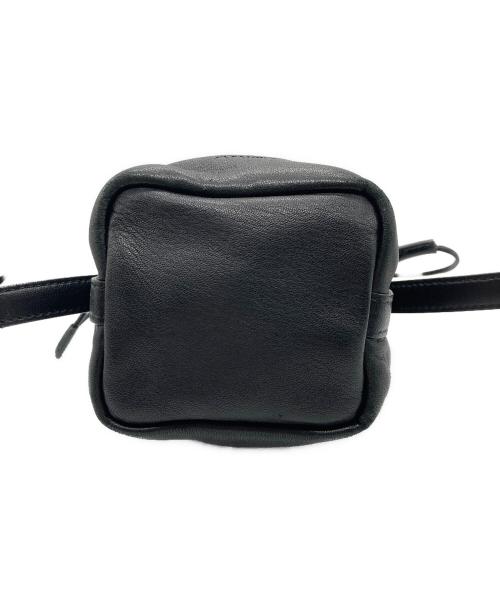 JIL SANDER（ジルサンダー）JIL SANDER (ジルサンダー) レザーハンドルポーチ ブラックの古着・服飾アイテム