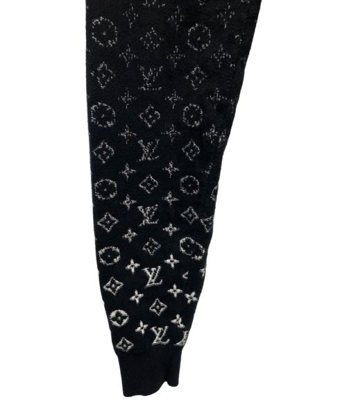 LOUIS VUITTON（ルイ ヴィトン）LOUIS VUITTON (ルイ ヴィトン) モノグラム グラディエントニット ブラック サイズ:Mの古着・服飾アイテム
