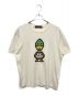 LOUIS VUITTON（ルイ ヴィトン）の古着「インタルシア ジャカード ダック ハイゲージ コットン ニット Tシャツ」｜ホワイト