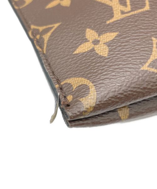 LOUIS VUITTON（ルイ ヴィトン）LOUIS VUITTON (ルイ ヴィトン) トリオ・ポーチ NM アンプラントショルダーバッグ ブラウンの古着・服飾アイテム