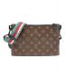 LOUIS VUITTON (ルイ ヴィトン) トリオ・ポーチ NM アンプラントショルダーバッグ ブラウン：170000円