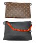 中古・古着 LOUIS VUITTON (ルイ ヴィトン) トリオ・ポーチ NM アンプラントショルダーバッグ ブラウン：170000円