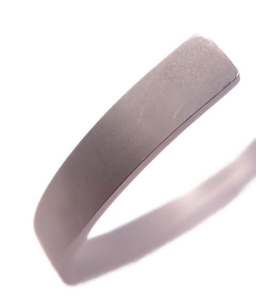 Maison Margiela（メゾンマルジェラ）Maison Margiela (メゾンマルジェラ) ロゴ刻印ブレスレット サイズ:18号の古着・服飾アイテム