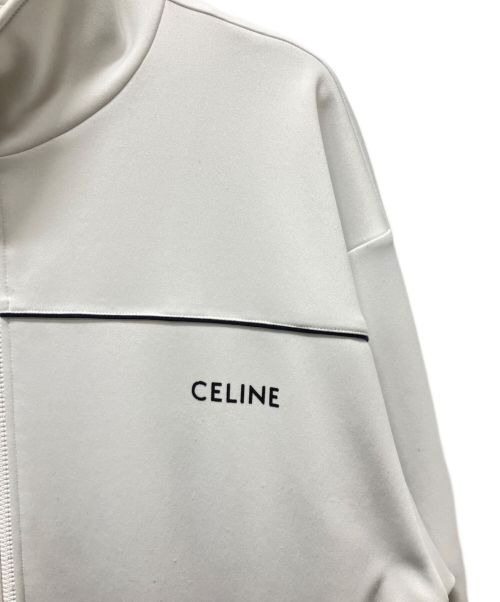 CELINE（セリーヌ）CELINE (セリーヌ) リバーシブルルーズスウェットジャケット/トラックジャケット ホワイト サイズ:XLの古着・服飾アイテム