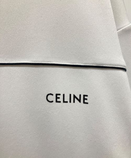 CELINE（セリーヌ）CELINE (セリーヌ) リバーシブルルーズスウェットジャケット/トラックジャケット ホワイト サイズ:XLの古着・服飾アイテム