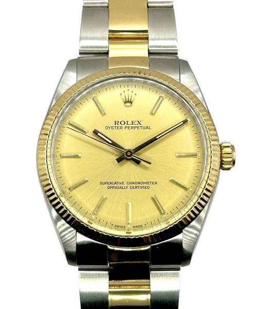 ROLEX（ロレックス）ROLEX (ロレックス) オイスターパーペチュアル ゴールド サイズ:34mmの古着・服飾アイテム