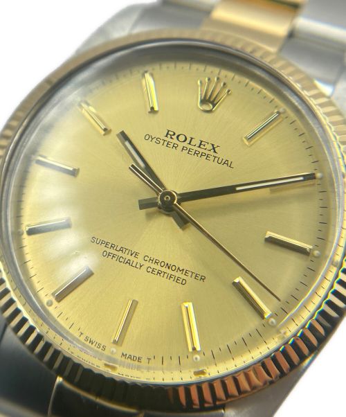 ROLEX（ロレックス）ROLEX (ロレックス) オイスターパーペチュアル ゴールド サイズ:34mmの古着・服飾アイテム