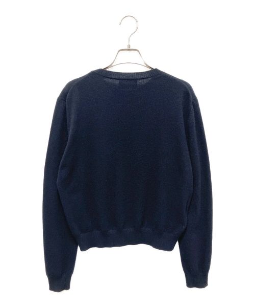 PRADA（プラダ）PRADA (プラダ) ウールxカシミヤ セーター ネイビー サイズ:38の古着・服飾アイテム