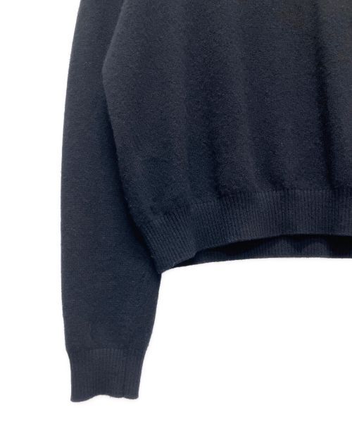 PRADA（プラダ）PRADA (プラダ) ウールxカシミヤ セーター ネイビー サイズ:38の古着・服飾アイテム