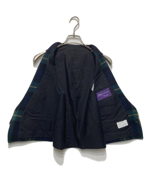 RALPH LAUREN Purple Label（ラルフ ローレン パープル レーベル）RALPH LAUREN Purple Label (ラルフ ローレン パープル レーベル) チェック柄ジレベスト グリーン サイズ:38の古着・服飾アイテム
