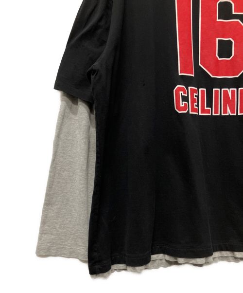 CELINE（セリーヌ）CELINE (セリーヌ) 16スケートTシャツ ブラック サイズ: Lの古着・服飾アイテム