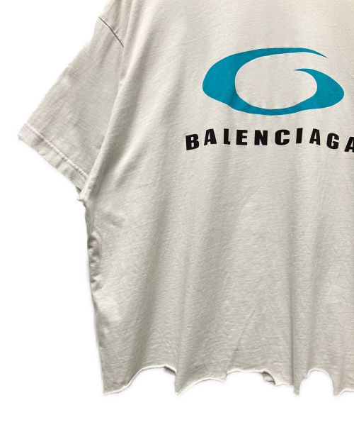 BALENCIAGA（バレンシアガ）BALENCIAGA (バレンシアガ) Short sleeves Cropped T-Shirt ホワイト サイズ:3の古着・服飾アイテム