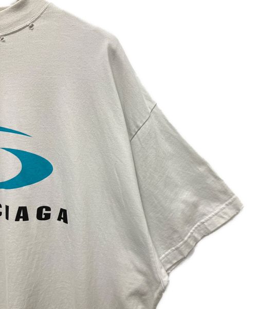 BALENCIAGA（バレンシアガ）BALENCIAGA (バレンシアガ) Short sleeves Cropped T-Shirt ホワイト サイズ:3の古着・服飾アイテム