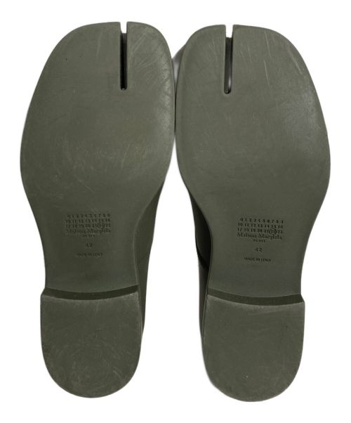 Maison Margiela（メゾンマルジェラ）Maison Margiela (メゾンマルジェラ) 足袋ラバーシューズ グリーン サイズ:42の古着・服飾アイテム