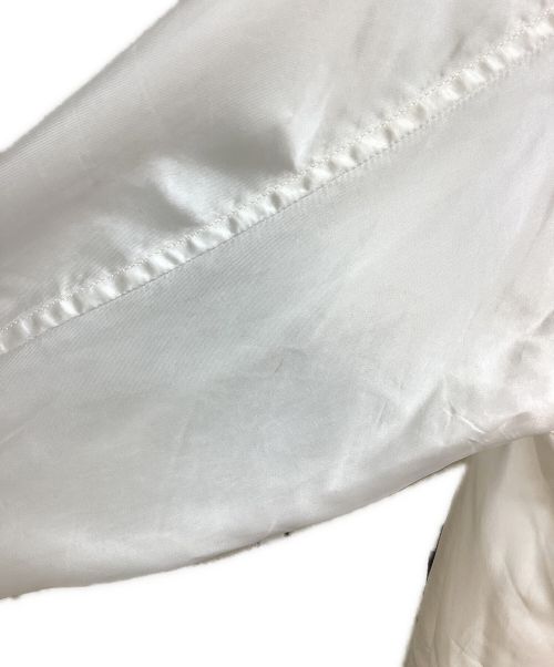 COMME des GARCONS HOMME PLUS（コムデギャルソンオムプリュス）COMME des GARCONS HOMME PLUS (コムデギャルソンオムプリュス) ASYMMETRIC ROSE PRINT JACKET (アシンメトリーローズプリントジャケット) ホワイト サイズ:Mの古着・服飾アイテム