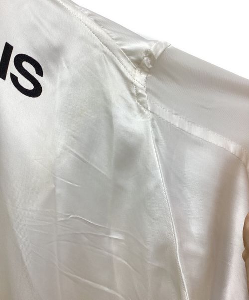 COMME des GARCONS HOMME PLUS（コムデギャルソンオムプリュス）COMME des GARCONS HOMME PLUS (コムデギャルソンオムプリュス) ASYMMETRIC ROSE PRINT JACKET (アシンメトリーローズプリントジャケット) ホワイト サイズ:Mの古着・服飾アイテム
