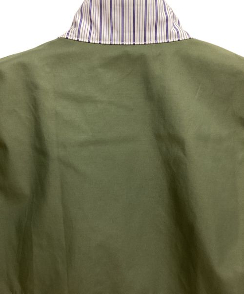 COMME des GARCONS JUNYA WATANABE MAN（コム デ ギャルソン ジュンヤ ワタナベ マン）COMME des GARCONS JUNYA WATANABE MAN (コム デ ギャルソン ジュンヤ ワタナベ マン) Stripe Mods Coat (ストライプ モッズコート) ホワイト×ネイビー サイズ:XLの古着・服飾アイテム