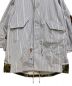 中古・古着 COMME des GARCONS JUNYA WATANABE MAN (コム デ ギャルソン ジュンヤ ワタナベ マン) Stripe Mods Coat (ストライプ モッズコート) ホワイト×ネイビー サイズ:XL：35000円