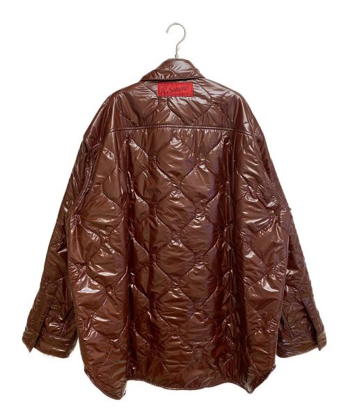 RAF SIMONS（ラフシモンズ）RAF SIMONS (ラフシモンズ) キルティングリバーシブルジャケット ブラウン サイズ:36の古着・服飾アイテム