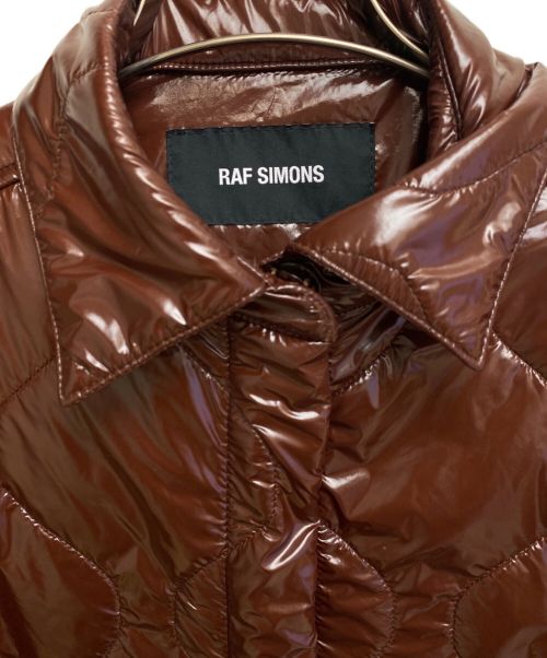 RAF SIMONS（ラフシモンズ）RAF SIMONS (ラフシモンズ) キルティングリバーシブルジャケット ブラウン サイズ:36の古着・服飾アイテム