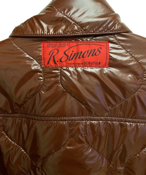 RAF SIMONS（ラフシモンズ）RAF SIMONS (ラフシモンズ) キルティングリバーシブルジャケット ブラウン サイズ:36の古着・服飾アイテム