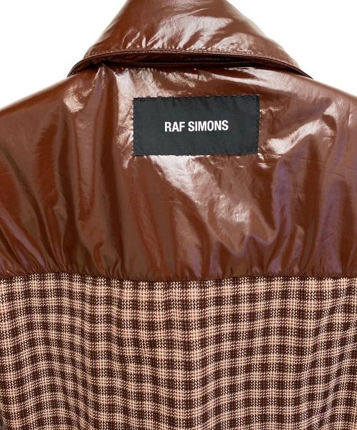 RAF SIMONS（ラフシモンズ）RAF SIMONS (ラフシモンズ) キルティングリバーシブルジャケット ブラウン サイズ:36の古着・服飾アイテム