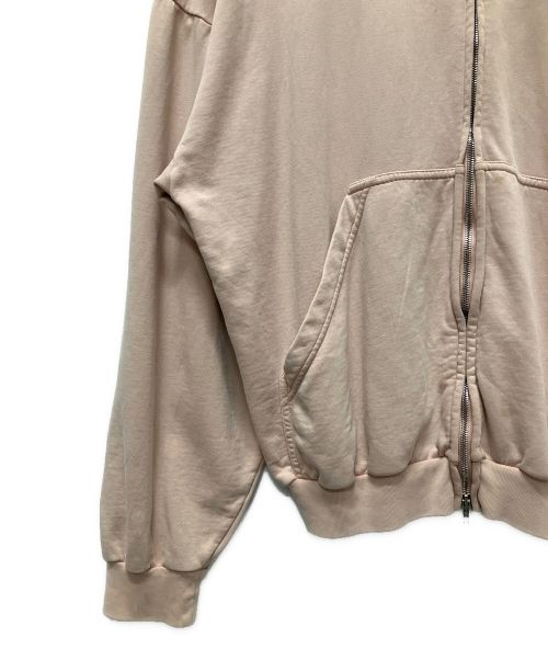 BALENCIAGA（バレンシアガ）BALENCIAGA (バレンシアガ) バックロゴジップアップパーカー ピンク サイズ:Lの古着・服飾アイテム
