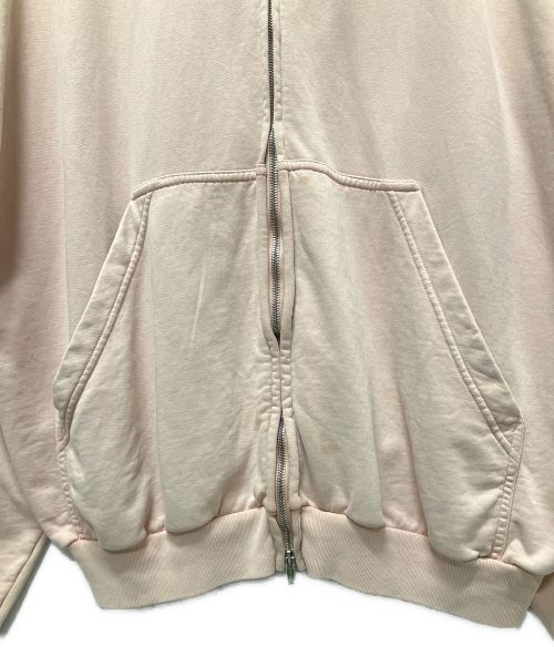 BALENCIAGA（バレンシアガ）BALENCIAGA (バレンシアガ) バックロゴジップアップパーカー ピンク サイズ:Lの古着・服飾アイテム