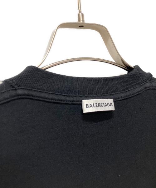 BALENCIAGA（バレンシアガ）BALENCIAGA (バレンシアガ) GYM WEARロゴプリントTシャツ ブラック サイズ:xsの古着・服飾アイテム