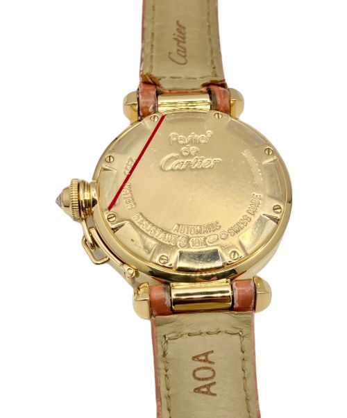 Cartier（カルティエ）Cartier (カルティエ) パシャ ドゥ カルティエ グリットダイヤ シルバー文字盤の古着・服飾アイテム