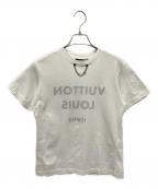 LOUIS VUITTONルイ ヴィトン）の古着「チェーン付きロゴTシャツ」｜ホワイト