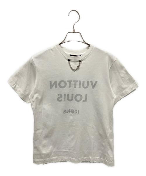 LOUIS VUITTON（ルイ ヴィトン）LOUIS VUITTON (ルイ ヴィトン) チェーン付きロゴTシャツ ホワイト サイズ:XSの古着・服飾アイテム